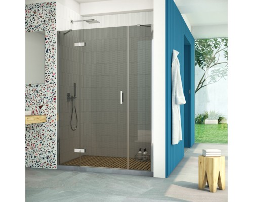 Дверь в душевой проем AFP-F Retta 130 08 07 L стекло графит