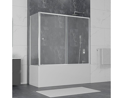 Душевая стенка RGW Z-052 80 35225208-11 профиль Хром стекло прозрачное