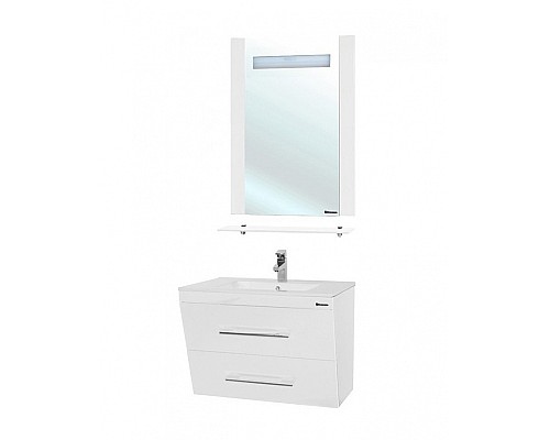 Зеркало Bellezza Берта 90 4610715050014 с подсветкой Белое