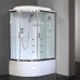 Душевая кабина Royal Bath ВК 120x80 с гидромассажем задние стенки Белые