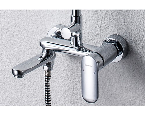 Душевая система Bravat Opal F6125183CP-A-RUS Хром