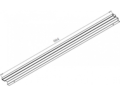 Светильник De Aqua Алюминиум 100 261782 Серебро