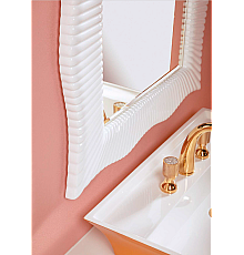 Зеркало Armadi Art Soho белый глянец, 70х100 ППУ с подсветкой