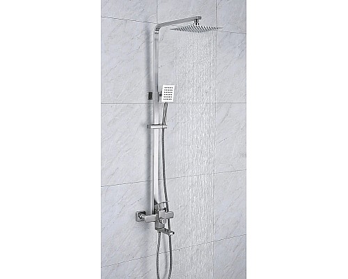 Душевая штанга Melana Cubo F610206 Сатин