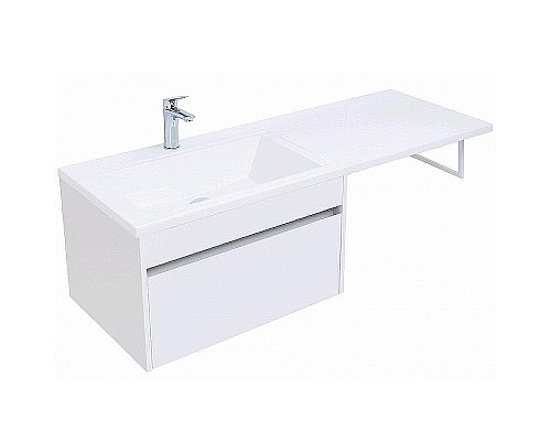Тумба под раковину Aquanet Токио 130 236917 подвесная Белая