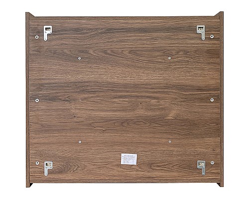 Зеркальный шкаф Comforty Соло 90 00-00010980 Дуб темно-коричневый