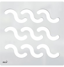 Решетка AlcaPlast хром матовый