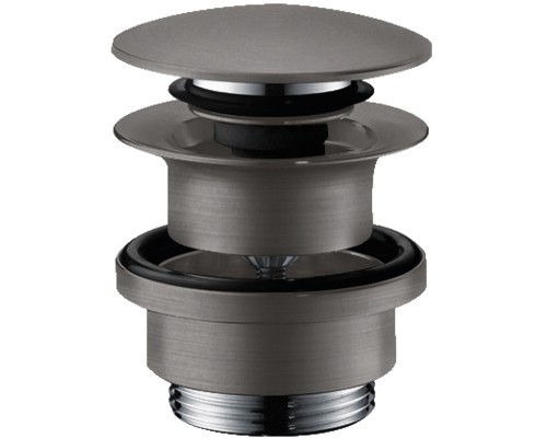 Донный клапан Hansgrohe click-clack Шлифованный черный хром
