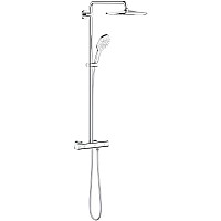 Душевая система Grohe Rainshower SmartActive 26648LS0 с термостатом Белая луна