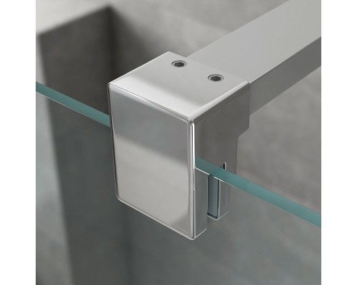 Душевой уголок Ambassador Abner 100х100 10011102L профиль Хром стекло прозрачное