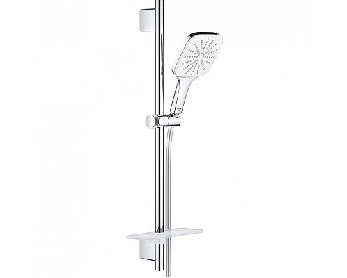 Душевой гарнитур Grohe Rainshower SmartActive 130 Cube 26584LS0 Белая луна