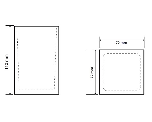 Стакан для зубных щеток Bemeta Vista 120111026-104 Белый