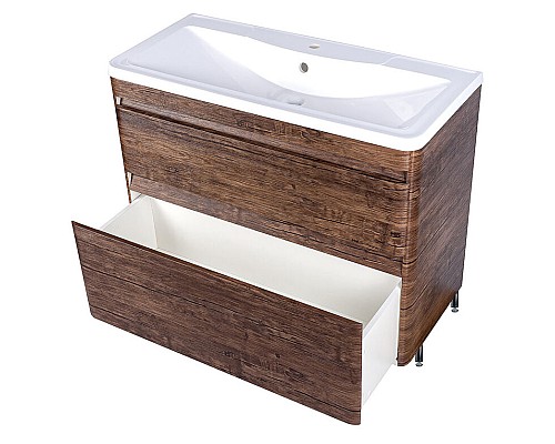 Тумба под раковину напольная Style Line Атлантика 100 ЛС-00000614 старое дерево