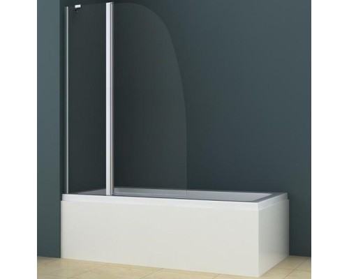 Шторка на ванну Azario Boston 100х140 AZ-142 профиль Хром стекло прозрачное