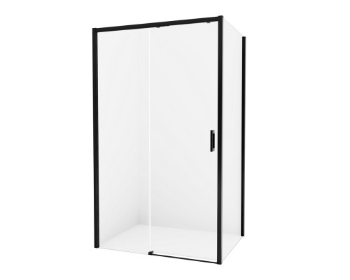 Душевое ограждение NEW TRENDY PRIME BLACK L 110x100x200 (черный)