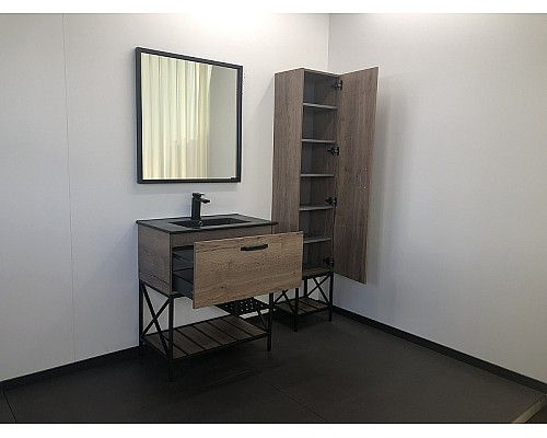 Зеркало Comforty Бредфорд 75 00004149062 Черное