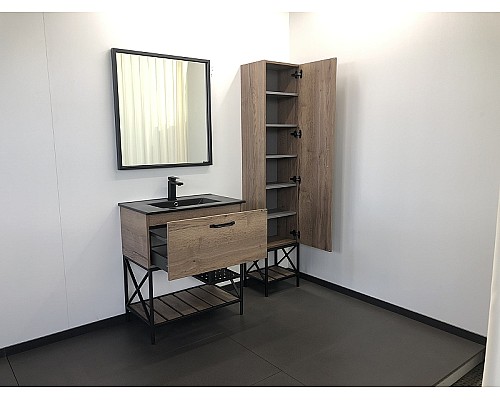 Зеркало Comforty Бредфорд 75 00004149062 Черное