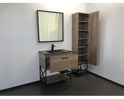 Зеркало Comforty Бредфорд 75 00004149062 Черное