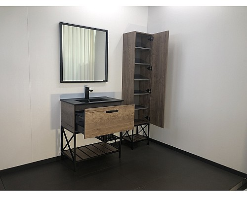 Зеркало Comforty Бредфорд 75 00004149062 Черное