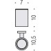 Стакан для зубных щеток Colombo Design Plus Vintage