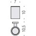 Стакан для зубных щеток Colombo Design Plus Vintage