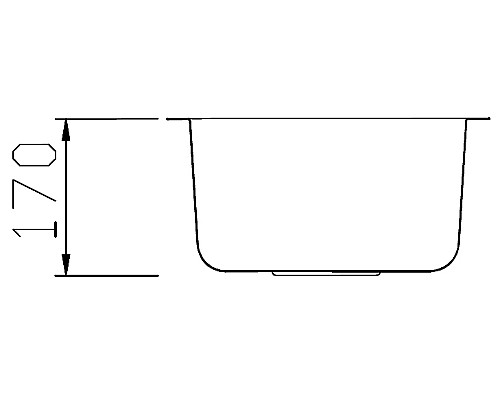 Кухонная мойка Seaman Eco Roma SMR-3438A.A Нержавеющая сталь