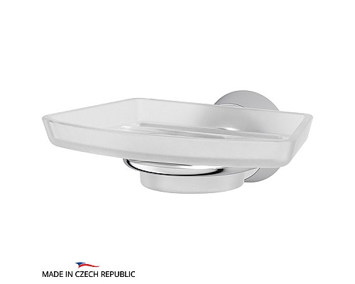 Держатель с мыльницей (матовый хрусталь; хром) FBS VIZ 010