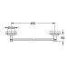Полотенцедержатель Grohe Essentials Хром