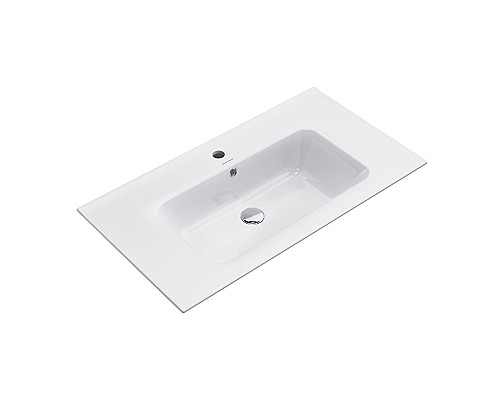 Раковина Kerama Marazzi PIANO подвесная 85, белая глянцевая