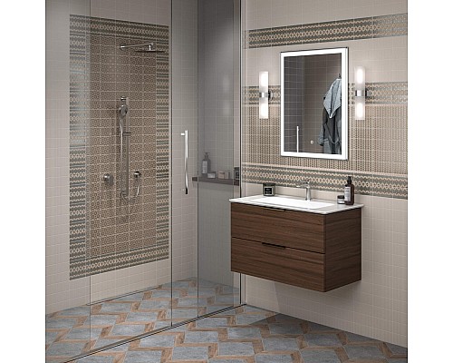 Раковина Kerama Marazzi PIANO подвесная 85, белая глянцевая