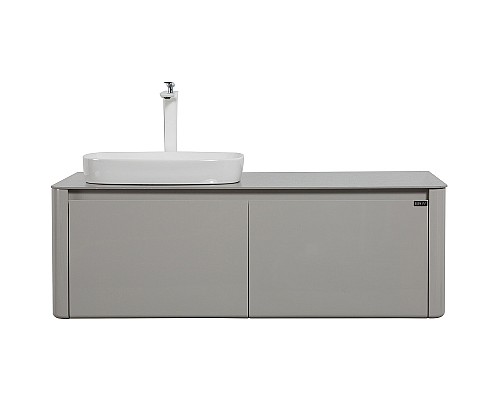 Комплект мебели для ванной Black&White Universe U915.1200 L 120 L 9151200L подвесной Glossy light grey