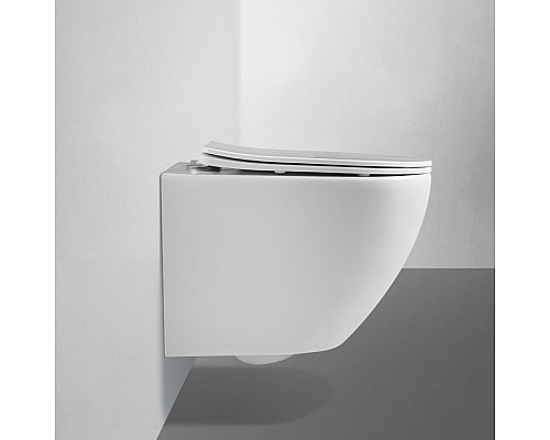 Унитаз ABBER BEQUEM AC1100 подвесной белый