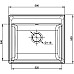 Кухонная мойка GranFest Vertex GF-V-580 Черная