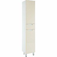 Шкаф пенал Bellezza Пегас 35 R 4620404711072 Бежевый Белый