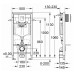 Система инсталляции Grohe комплект 5 в 1 для унитаза 1,13 м