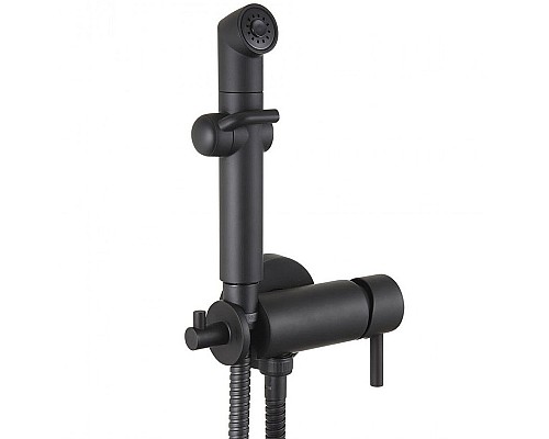 Гигиенический душ со смесителем Lemark Solo LM7166BL Черный