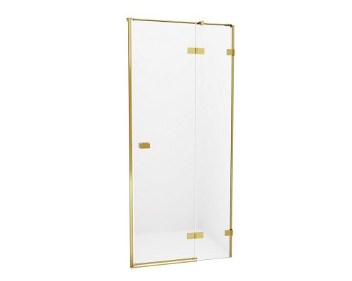 Душевая дверь NEW TRENDY AVEXA GOLD BRUSHED 90x200 (брашированное золото)