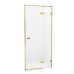 Душевая дверь NEW TRENDY AVEXA GOLD BRUSHED 90x200 (брашированное золото)