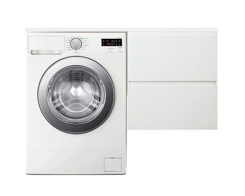 Тумба с раковиной Эстет Dallas Luxe 130 R ФР-00002277 подвесная Белая