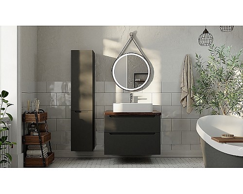 Зеркало Jorno Wood 60 Wood.02.60/ТК с подсветкой с бесконтактным выключателем Зеркало Jorno Wood 60 Wood.02.60/ТК с подсветкой с бесконтактным выключателем