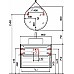 Зеркало Jorno Wood 60 Wood.02.60/ТК с подсветкой с бесконтактным выключателем