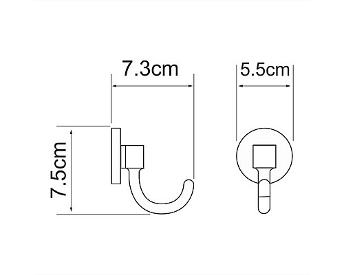 Крючок WasserKRAFT K-6223