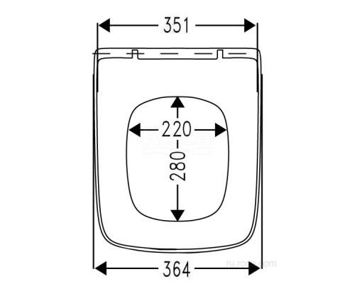 Крышка для чаши Roca Dama Senso Soft Close ZRU9302820 петли хром