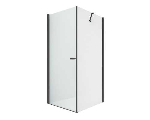 Душевое ограждение NEW TRENDY NEW SOLEO BLACK 80x80x195 (черный)