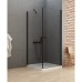 Душевое ограждение NEW TRENDY NEW SOLEO BLACK 80x80x195 (черный)