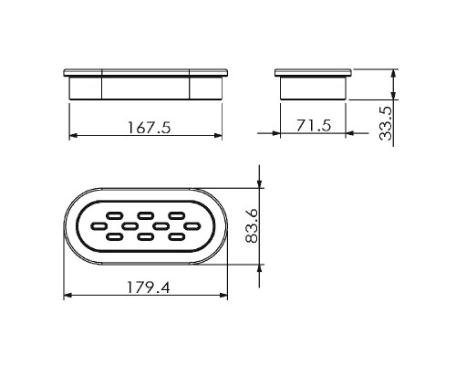 Мыльница Langberger Lugano 23017A Хром
