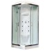 Душевая кабина Royal Bath HP 80х80 с гидромассажем задняя стенка Белая
