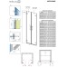 Душевая дверь Radaway Arta DWD 50 профиль Хром стекло прозрачное