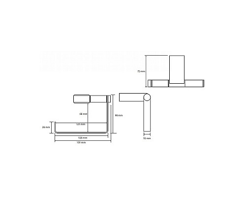Держатель для туалетной бумаги Bemeta 135012220