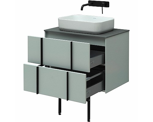 Тумба под раковину Allen Brau Reality 70 1.32004.PWM подвесная Папирус матовый